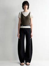 Cross-Design Low-Waisted Casual Pants - CHINASQUAD