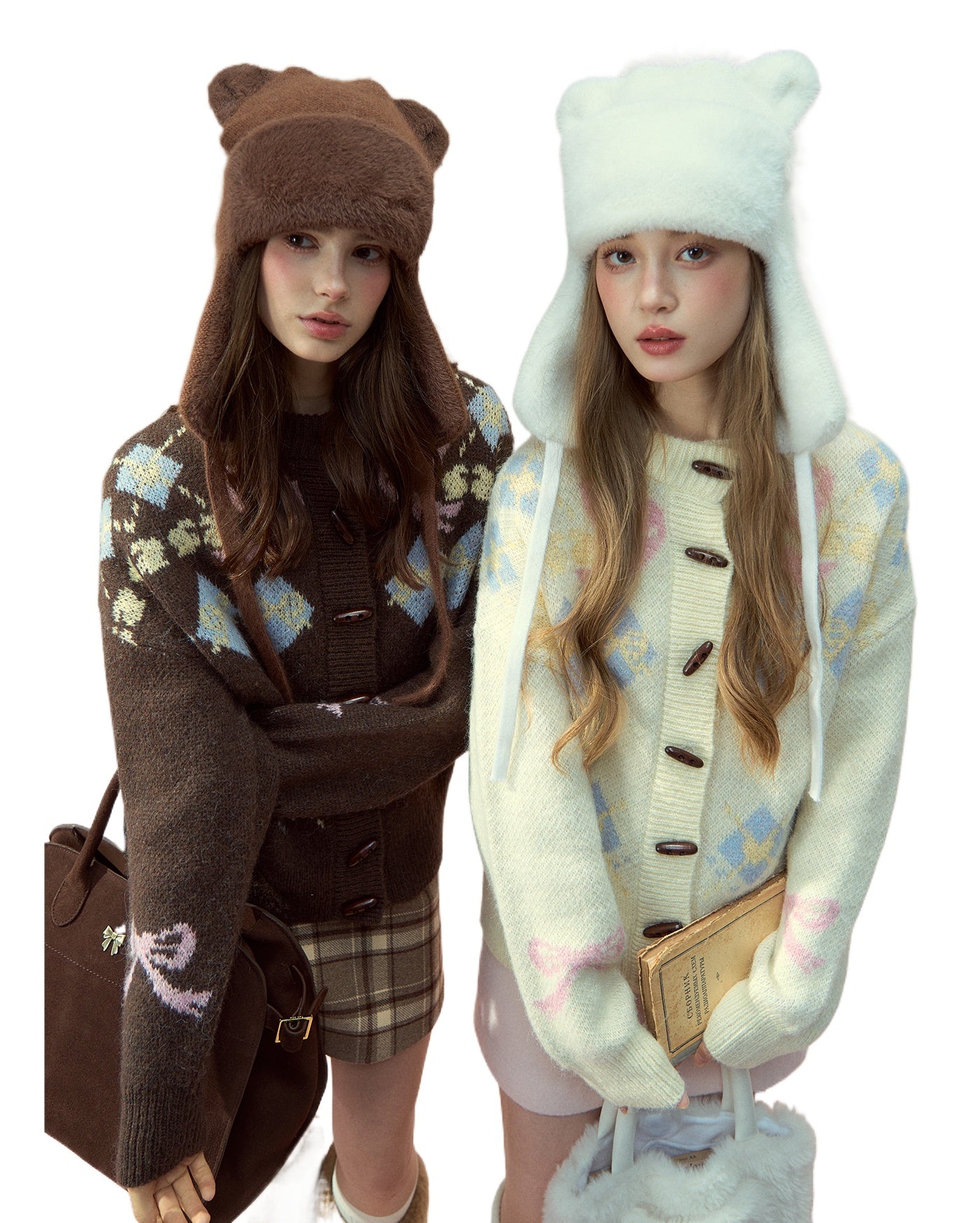 Teddy Earflap Angora-Blend Plush Hat - CHINASQUAD