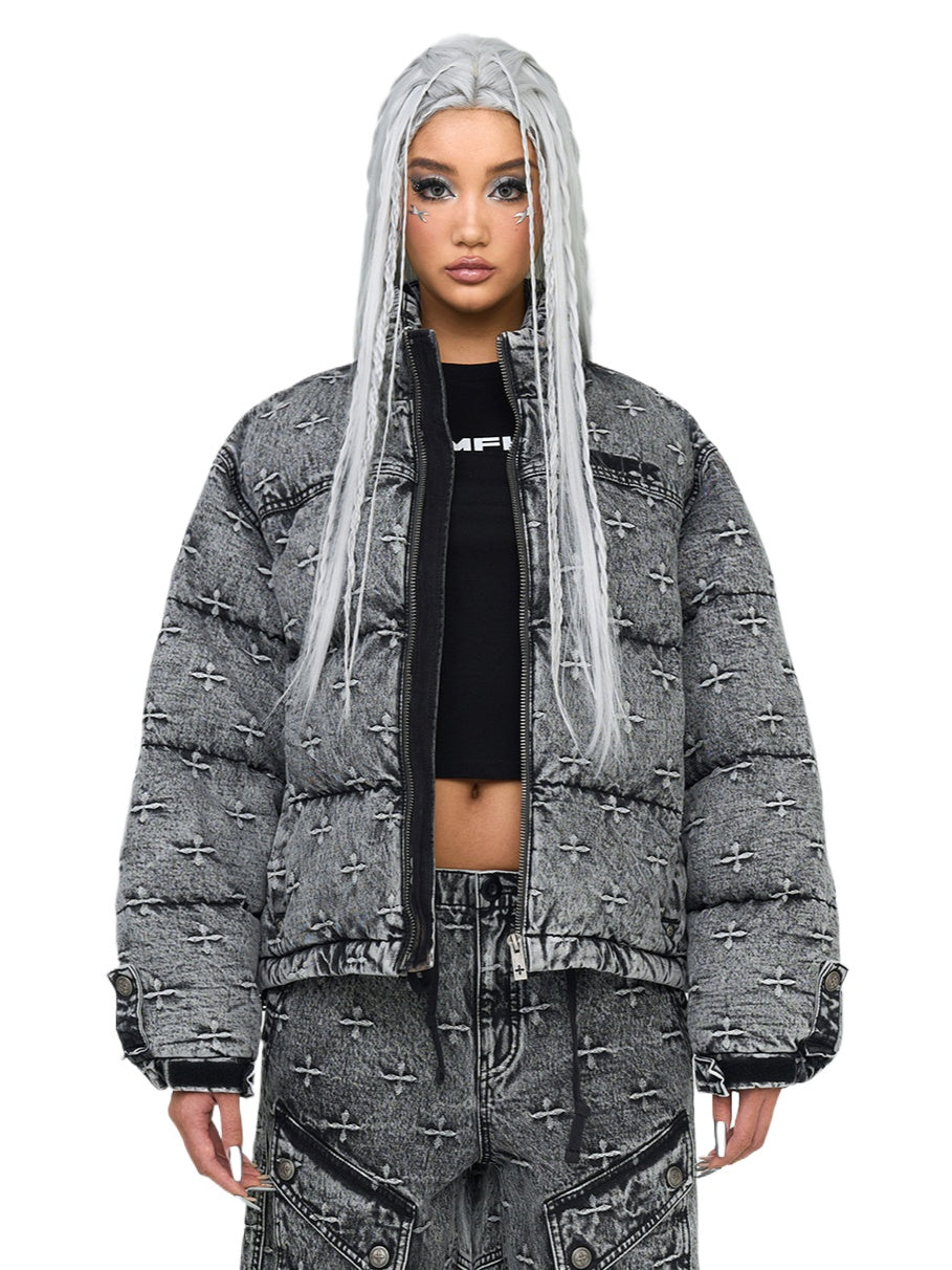 Denim Loose-Fit Cotton Jacket - CHINASQUAD