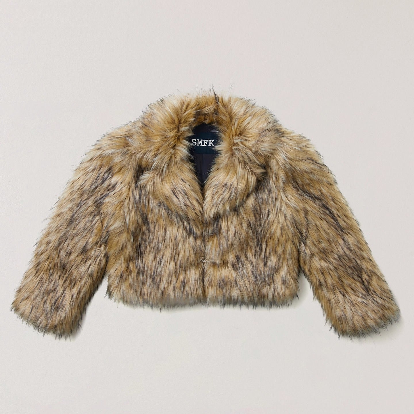 Cross Relic Wilderness Hunter Cropped Faux Fur Jacket