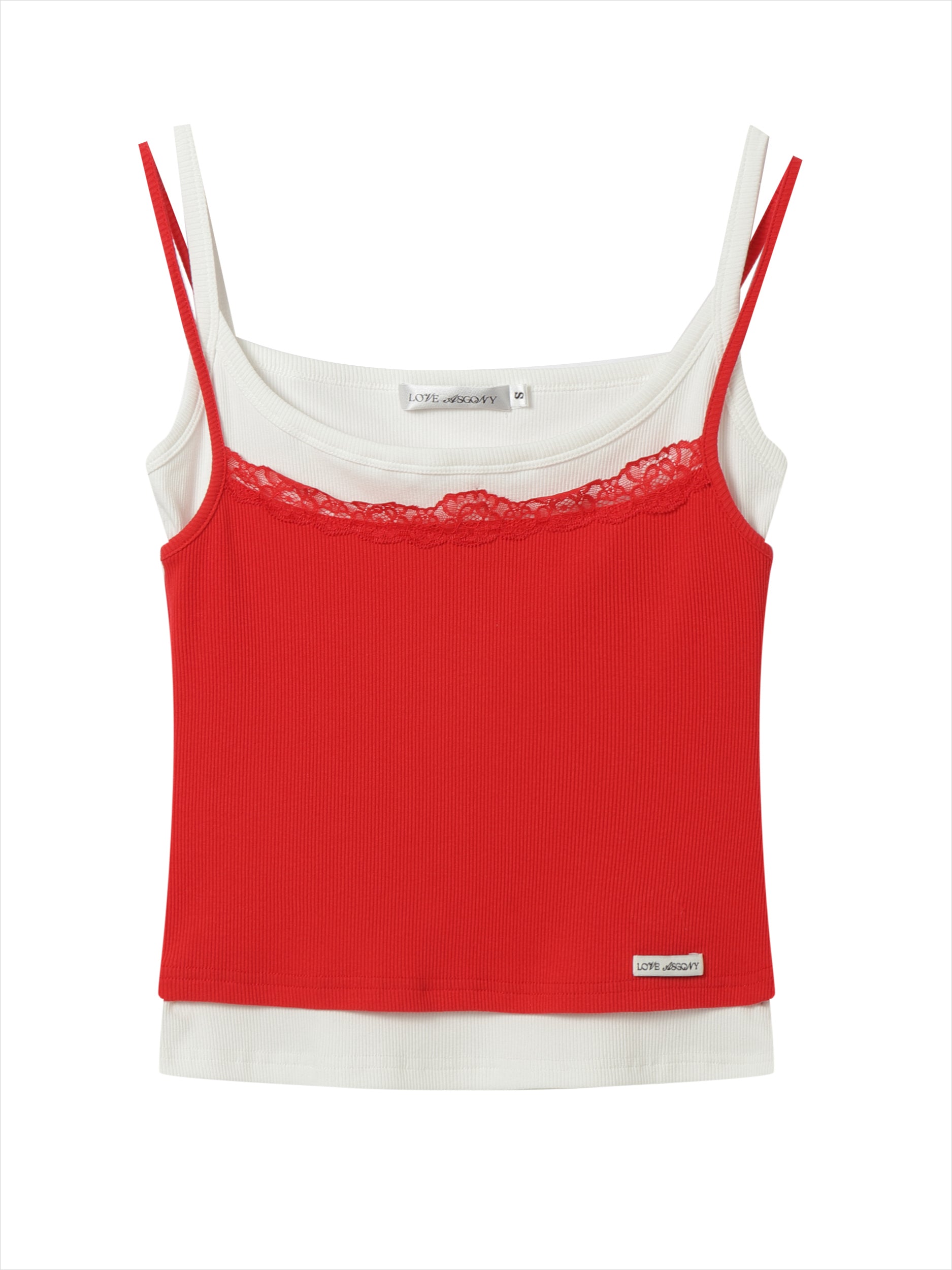Lace-Trim Layered Camisole