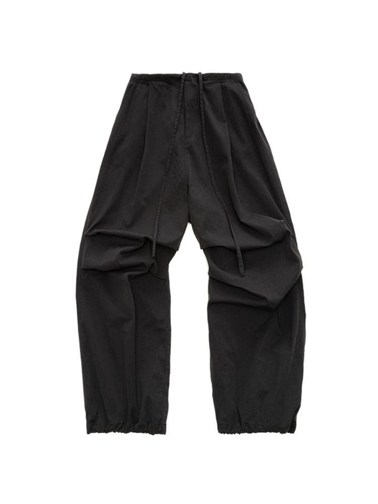 Washed - Distressed Balloon Work Pants - CHINASQUAD