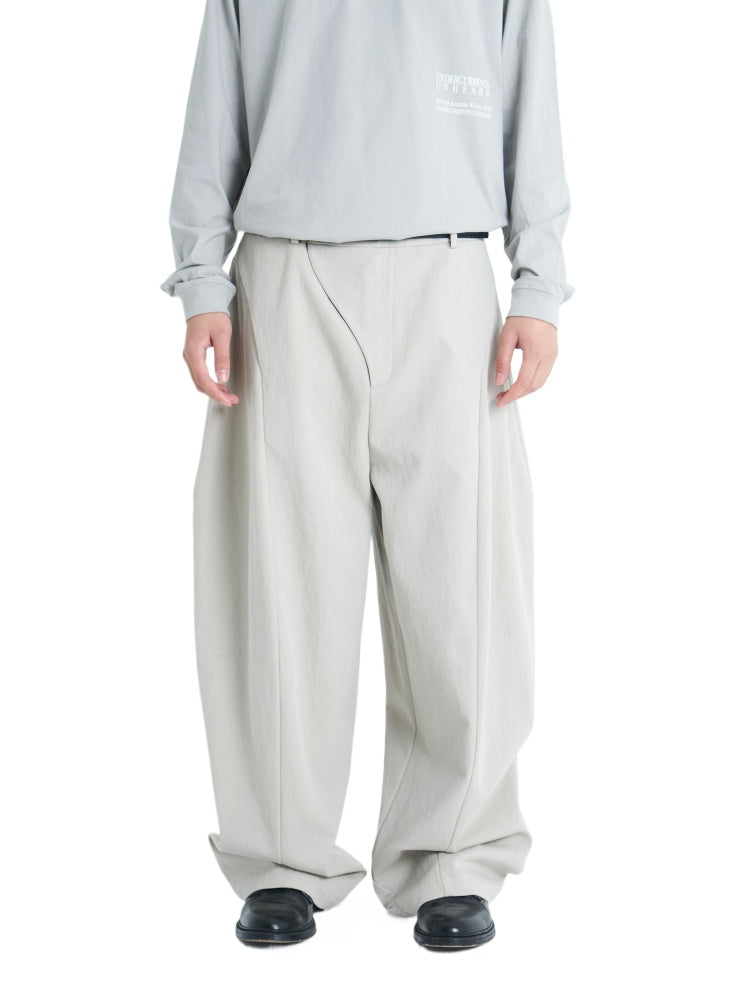 Black & Lime White Cocoon-Shaped Pants - CHINASQUAD