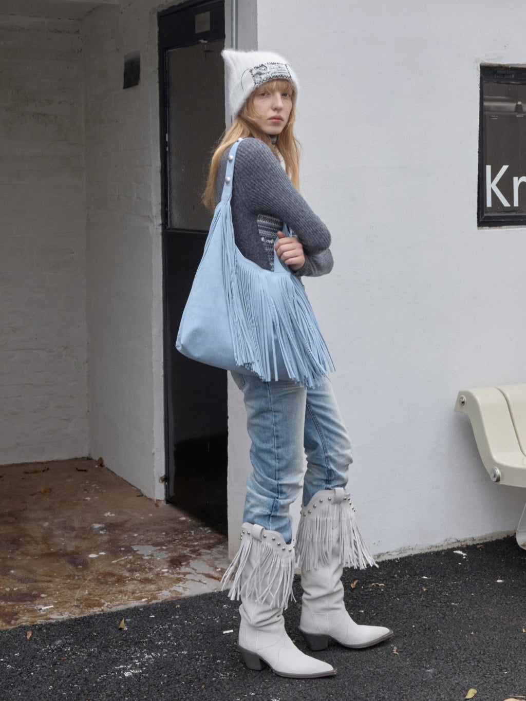 Fair Isle Raglan Knit Turtleneck Sweater