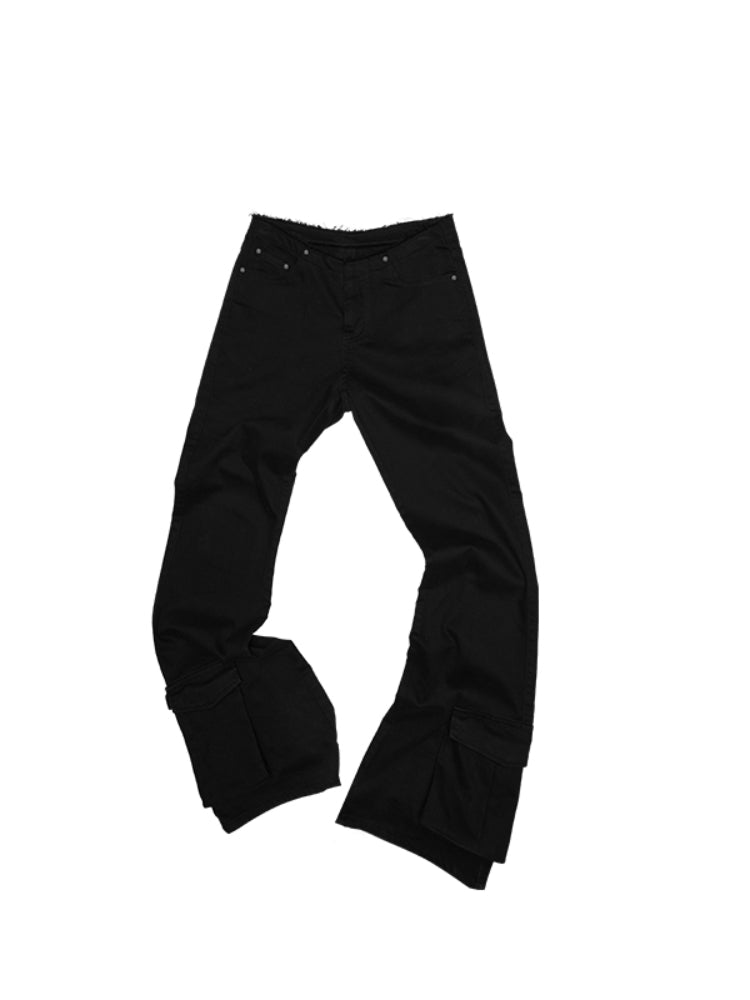 Rhinestone Flared Pants - CHINASQUAD