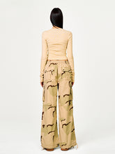 Lightning Camouflage Wide-Leg Pants - CHINASQUAD