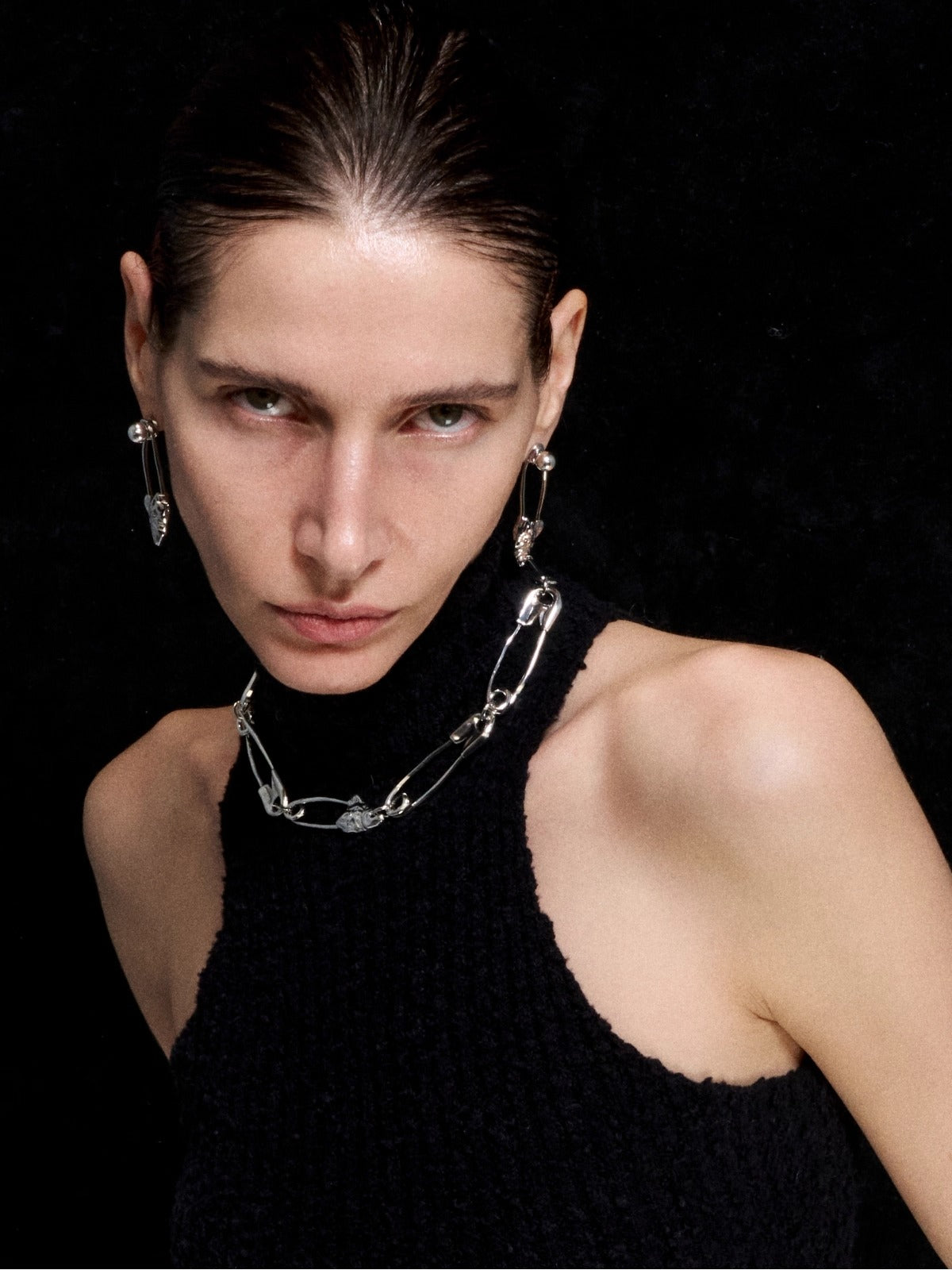 Paperclip Herringbone Choker