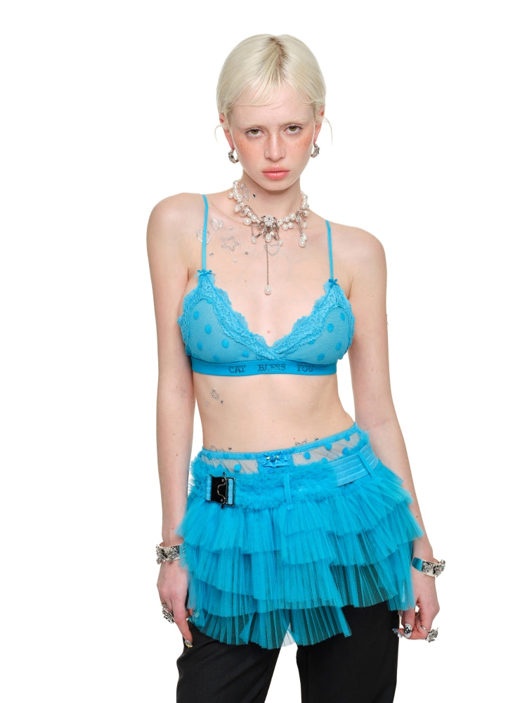 French Lace Triangle Bralette - CHINASQUAD