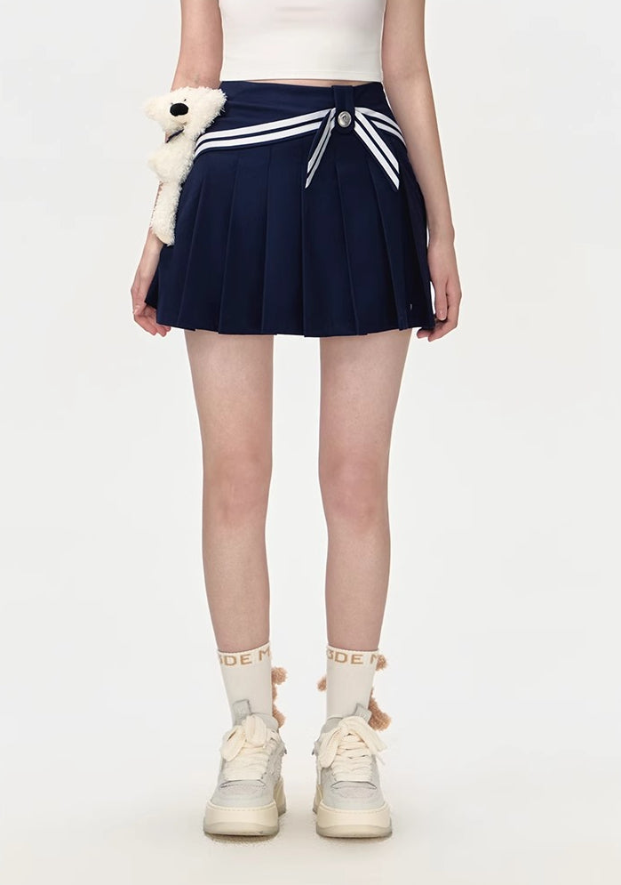 Bear Sailor Skirt - CHINASQUAD