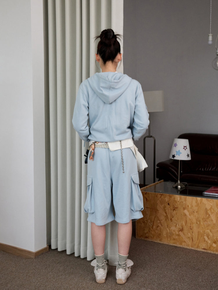 Solid Color Hoodie & Sweatpants Set - CHINASQUAD
