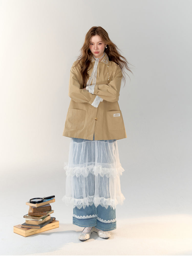 Lace Patchwork Jacket - CHINASQUAD