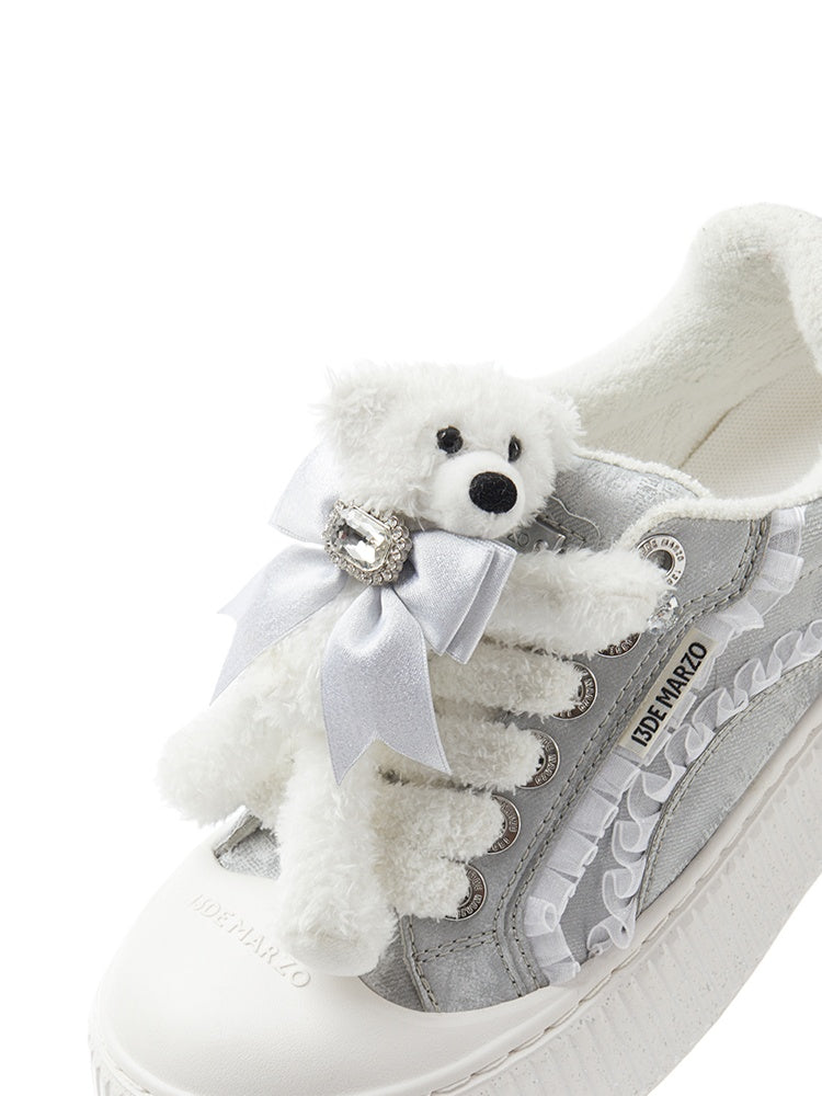Bear Lace Biscuits Sneakers - CHINASQUAD