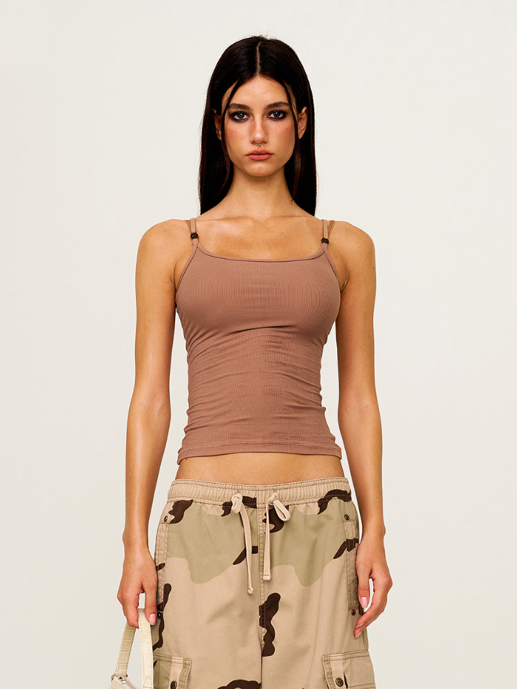 Cross-Flower All-Over Print Sports Camisole - CHINASQUAD