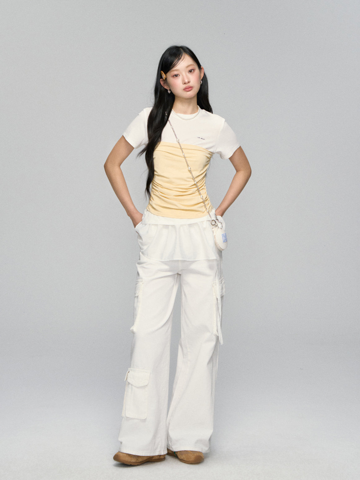 Layered Illusion Fitted T-shirt