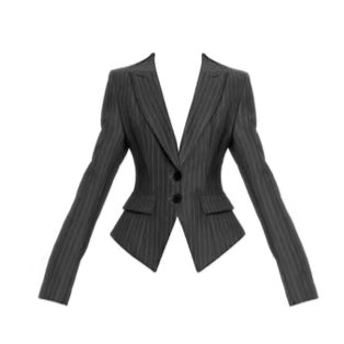 Stripe Tailored Two-Piece Dress Set