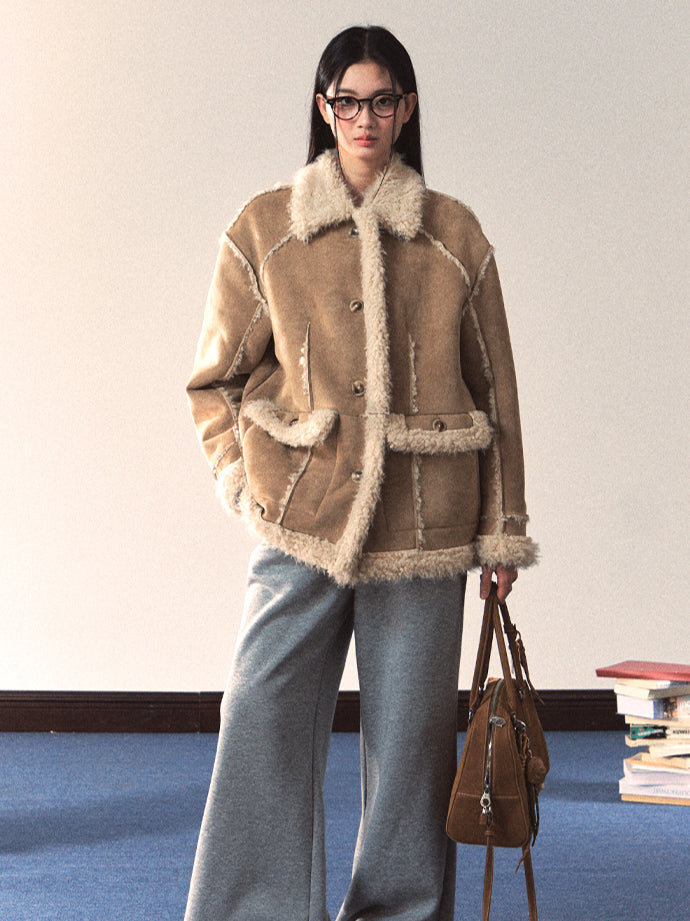 Two-Way Wear Shearling Coat - CHINASQUAD