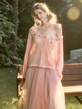 Cool Ice Silk Flower Hollow Cardigan - CHINASQUAD