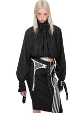 Striped Panel Midi Pencil Skirt - CHINASQUAD
