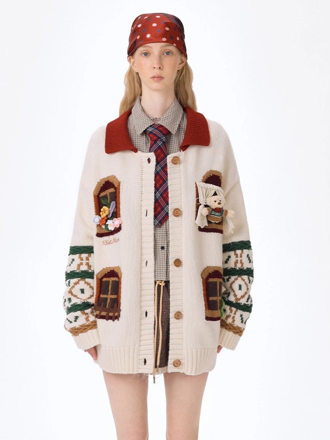 Scenic Window Knit Cardigan