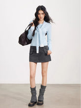 Knit Cape Two-Piece Blouse - CHINASQUAD