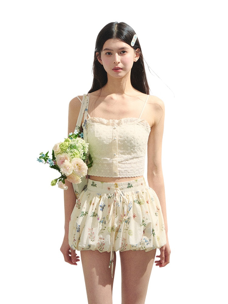 Embroidered Strapless Backless Top - CHINASQUAD