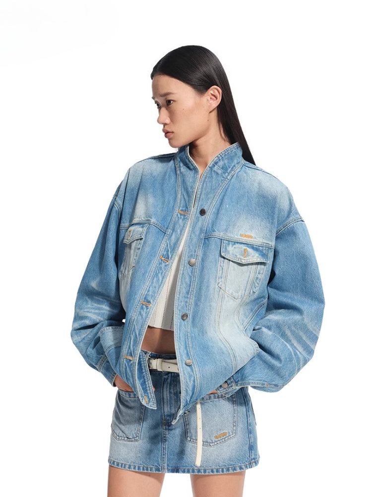 "Caracal Series" Washed Twill Cat Whisker Loose Jacket - CHINASQUAD
