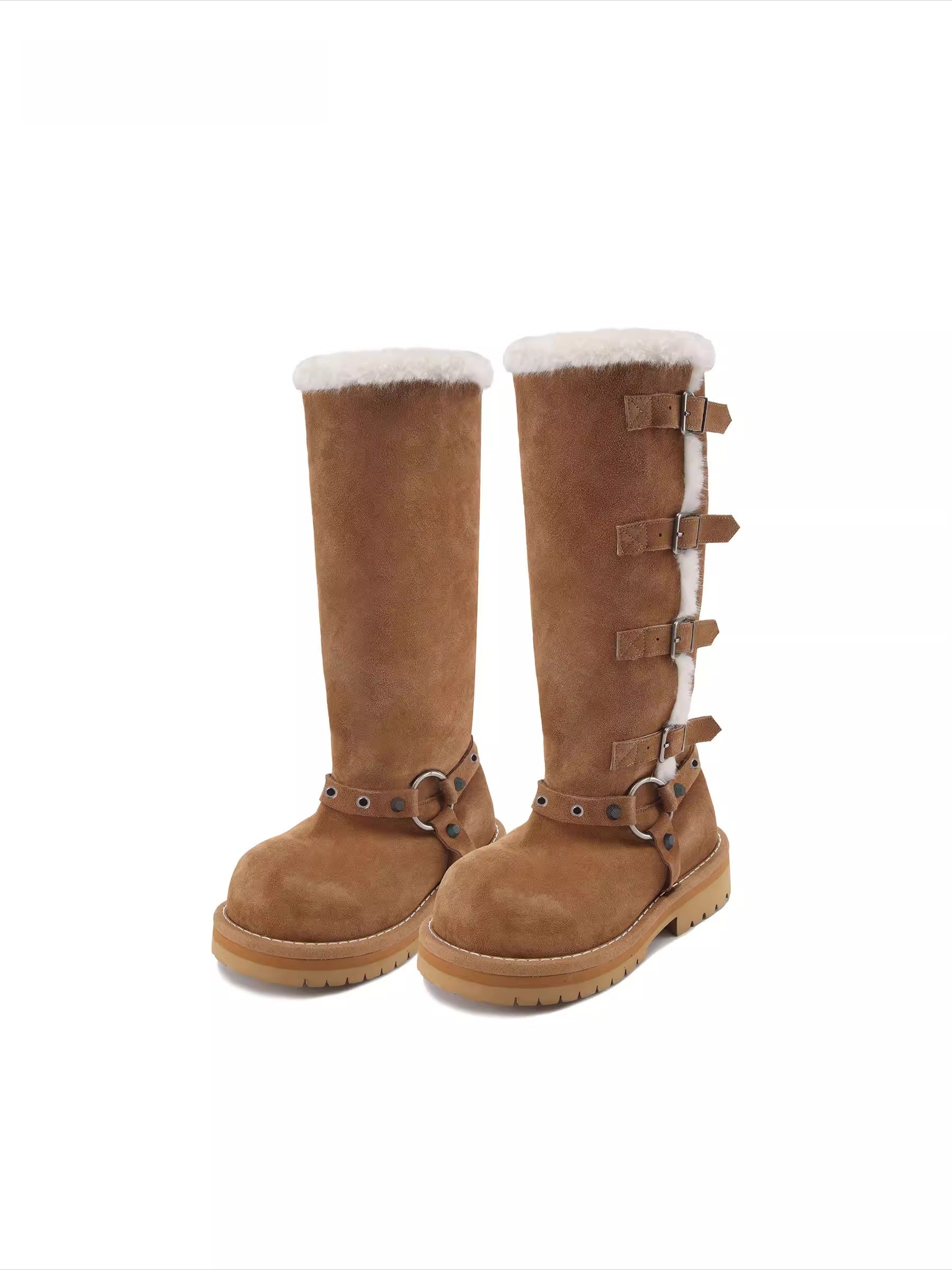 Convertible Fold-Over Knight Boots