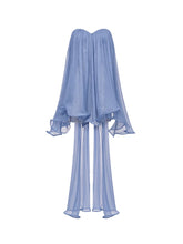 Thiri Chiffon Tube Top Dress - CHINASQUAD