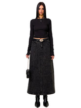 Compass Wild Cyberpunk Denim Skirt - CHINASQUAD