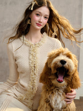 Elastic Knit Cardigan Base Sweater - CHINASQUAD