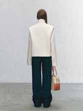 High-neck ShoulderWoolen Short Jacket - CHINASQUAD