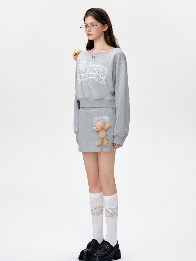 Side Slit A-Line Skirt - CHINASQUAD