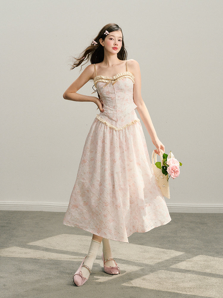 Beige Lace Crochet Top - CHINASQUAD