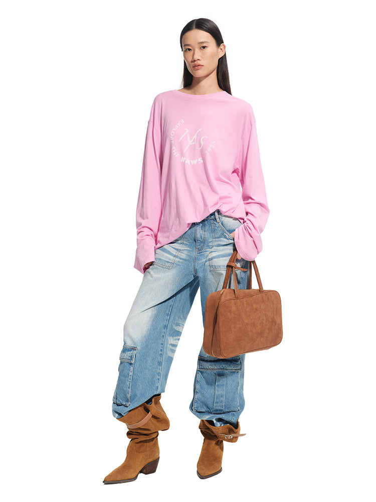 Vintage Washed Casual Loose T-Shirt - CHINASQUAD