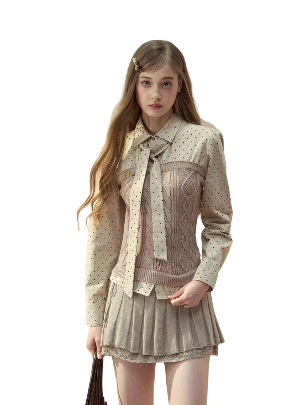 Polka Dot Preppy Shirt