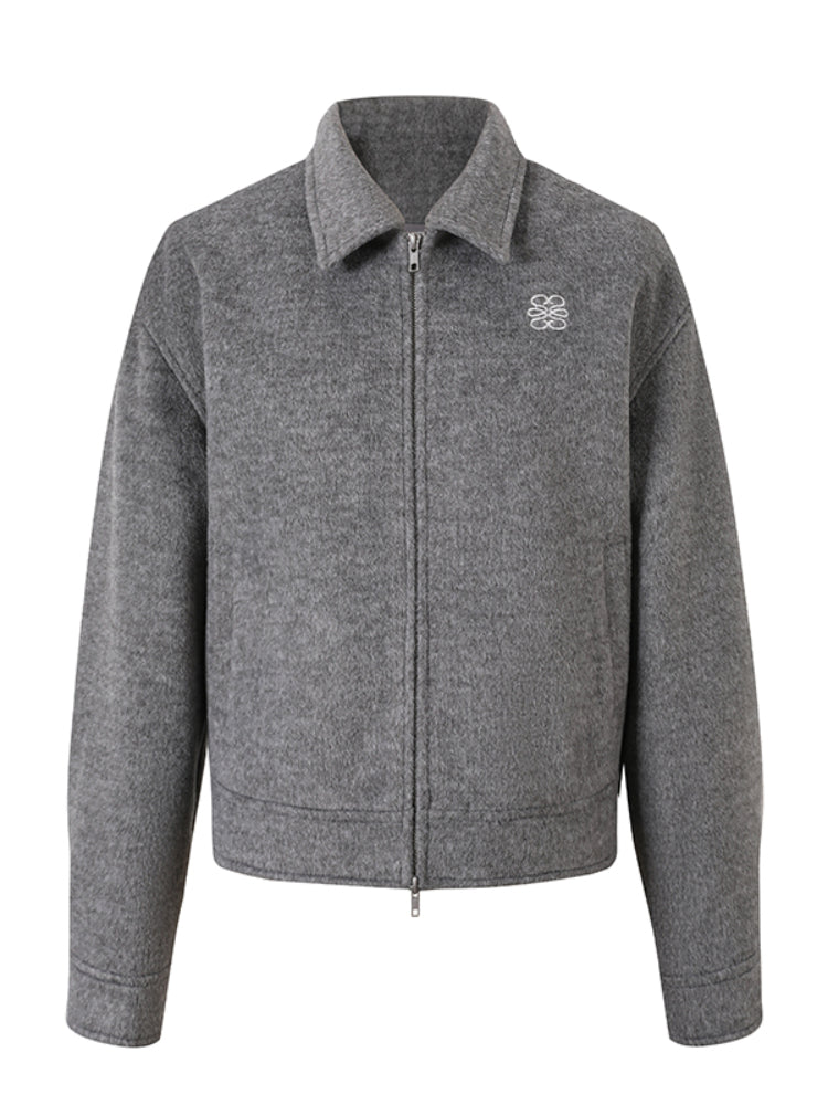 Two-Tone Lapel Woolen Jacket - CHINASQUAD