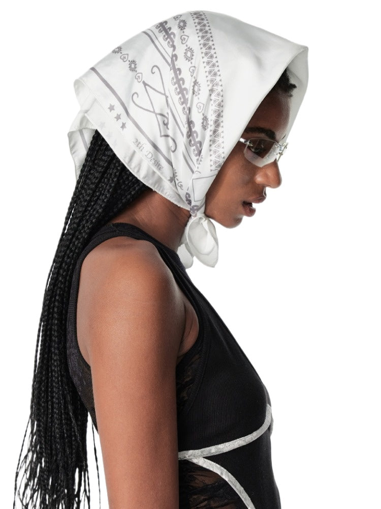 Punk Snake Print Scarf - CHINASQUAD