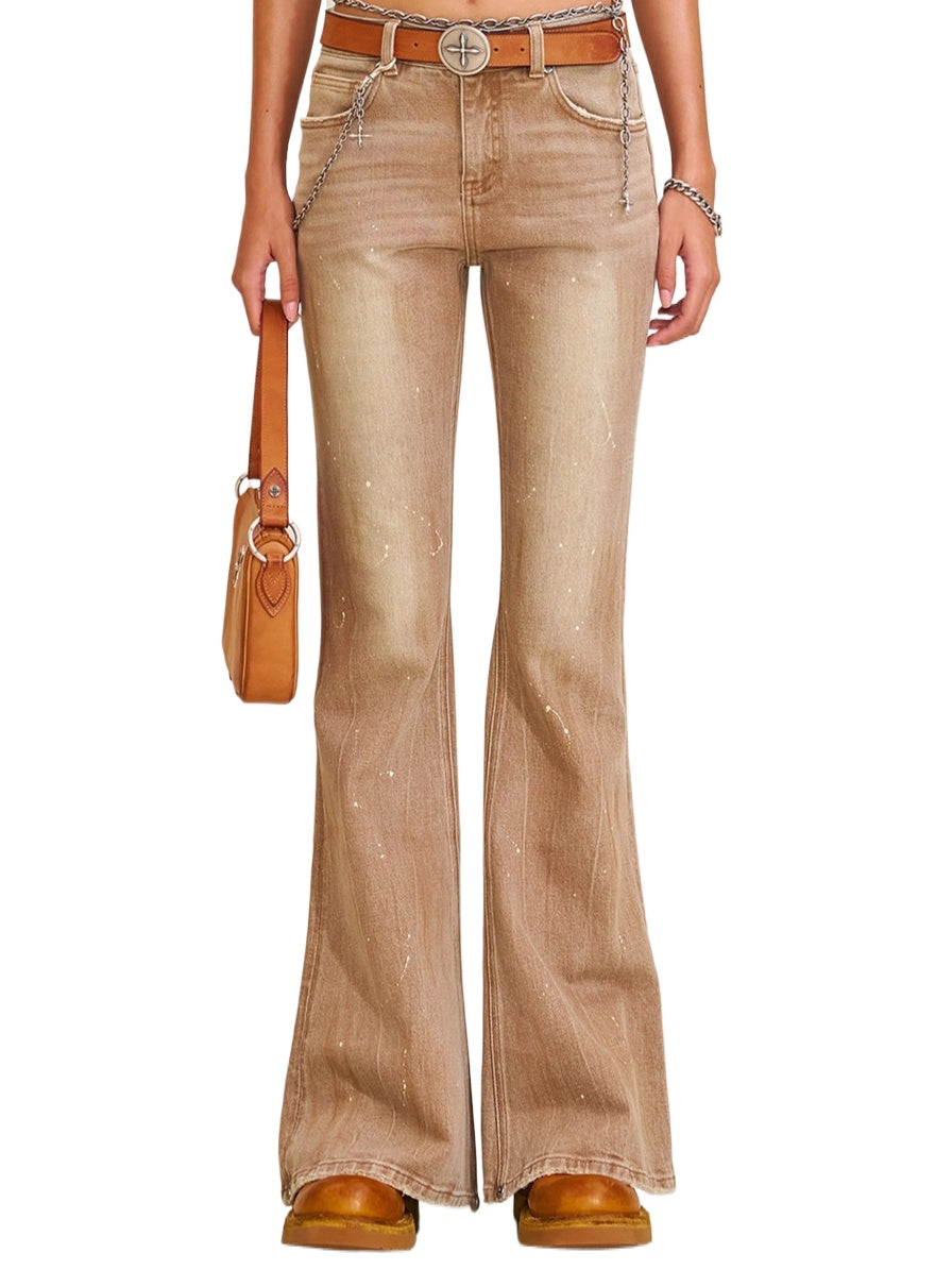 RAGE Wildstorm Handcrafted Flared Denim Pants - CHINASQUAD