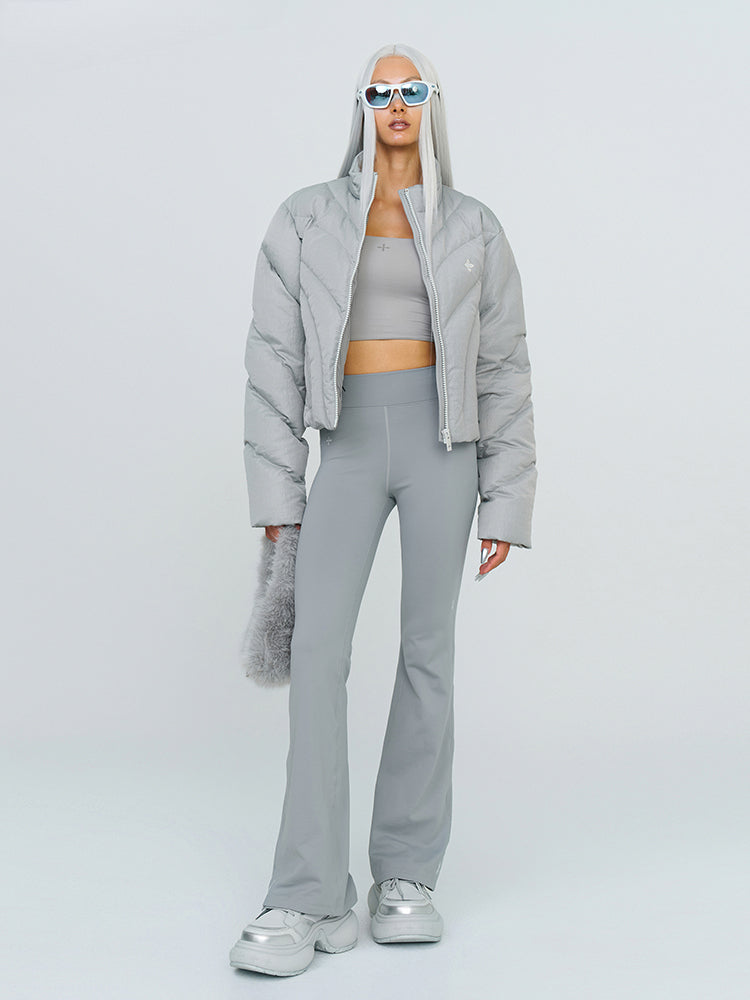 Black & Gray Hurricane Down Jacket - CHINASQUAD