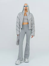 Black & Gray Hurricane Down Jacket - CHINASQUAD