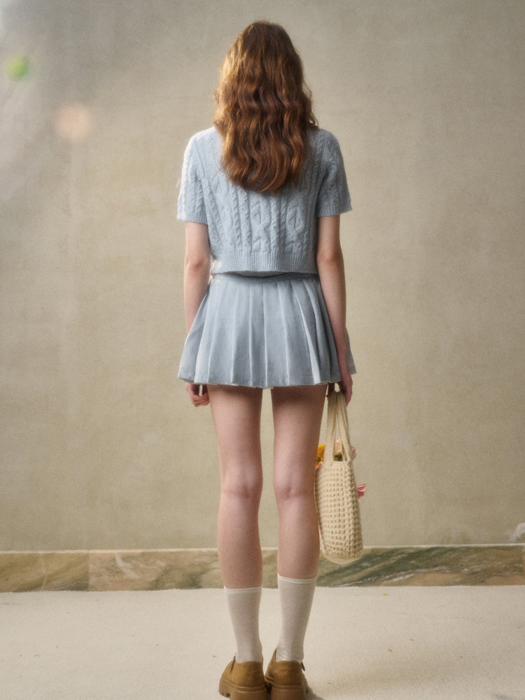 Pearl Mohair Knit Cardigan - CHINASQUAD