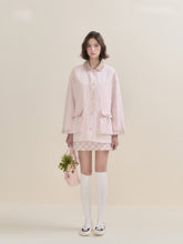 Pink Plaid Reversible Trench Coat - CHINASQUAD