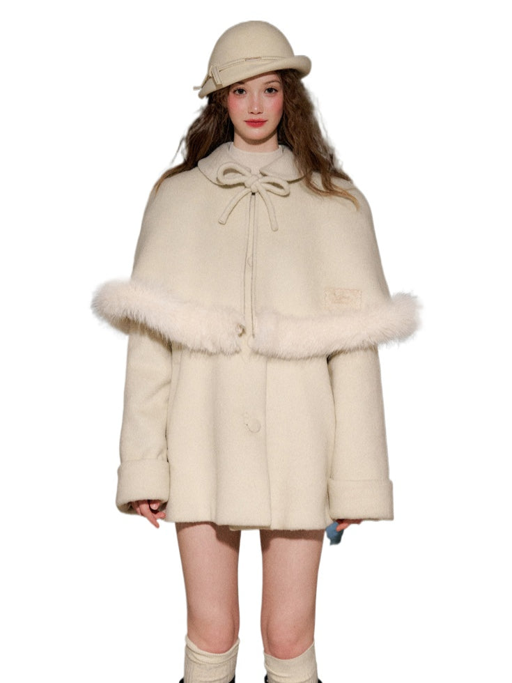 Elegant Wool Blend Coat - CHINASQUAD