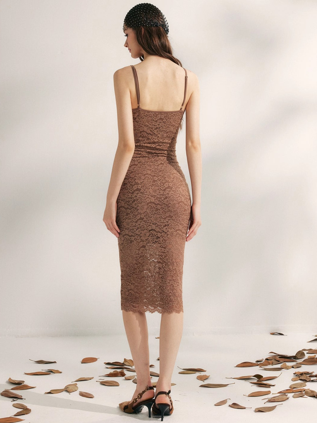 Floral Reverie Embroidered Lace Mermaid Dress