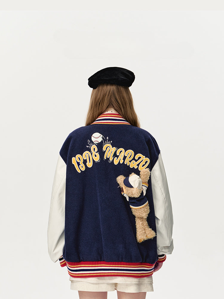 Bear Baseball League Jacket - CHINASQUAD