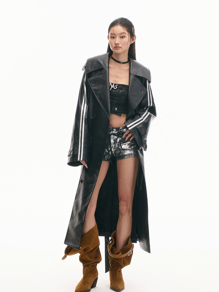 Glossy Black Retro Adjustable Choker - CHINASQUAD