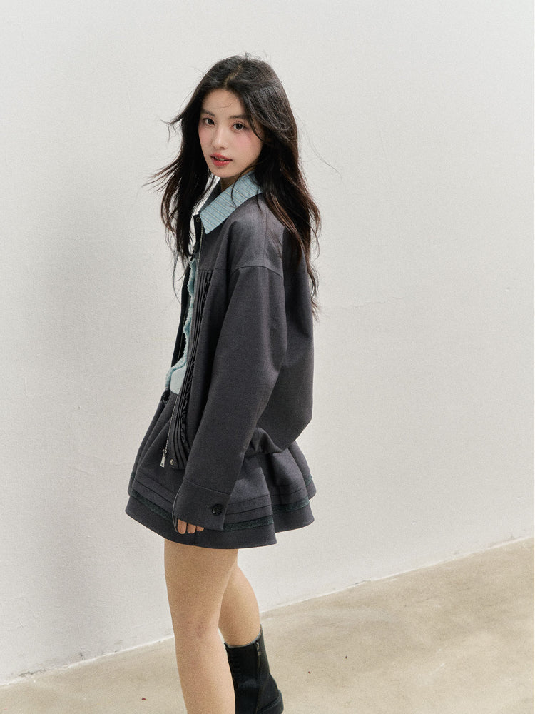 Versatile Pleated Puff Skirt - CHINASQUAD