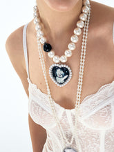 Whimsical Dog Large Pearl Necklace Choker - CHINASQUAD