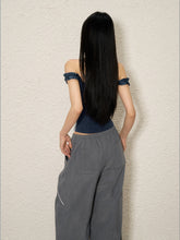 Striped Design Loose Wide-Legged Pants - CHINASQUAD