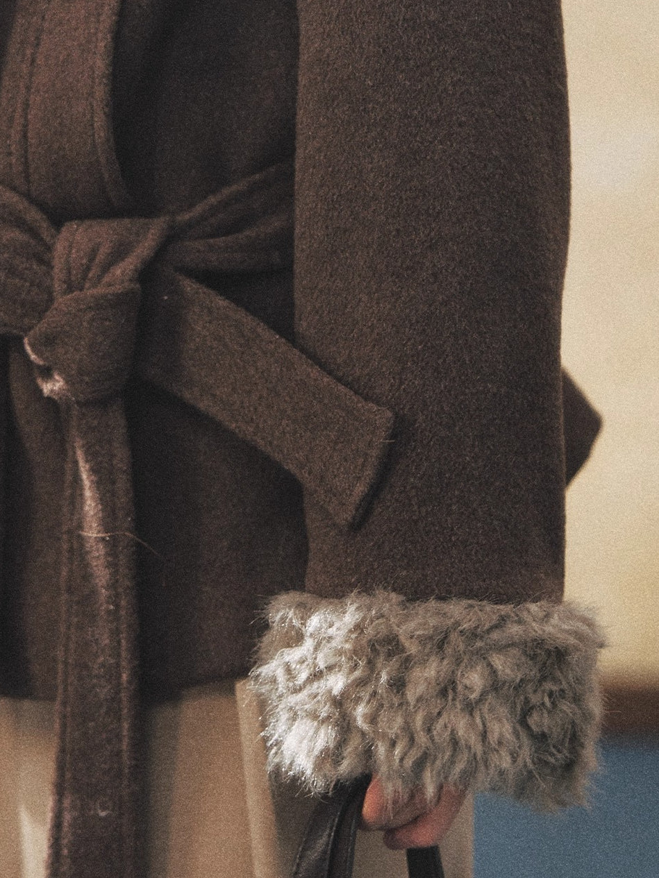 Double-Breasted Wool-Blend Jacket